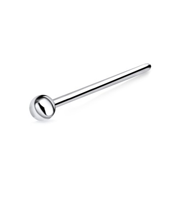 1.3mm Ball Straight Silver Nose Stud NSKA-60